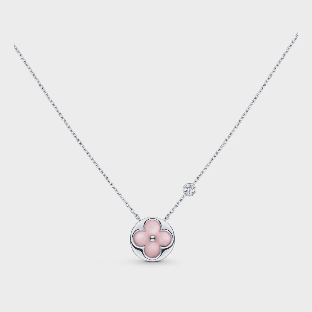 [BLUE TEARS]SUN MOTIF PINK MOP SILVER BRACELET