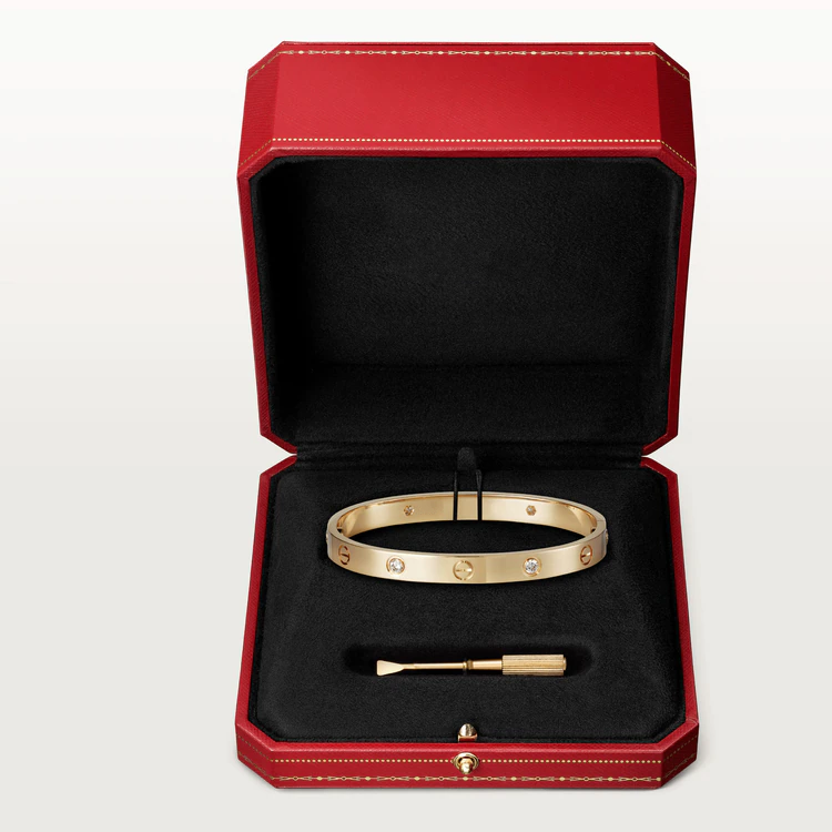 [BLUE TEARS]LOVE BRACELET 6.1MM 4 DIAMONDS