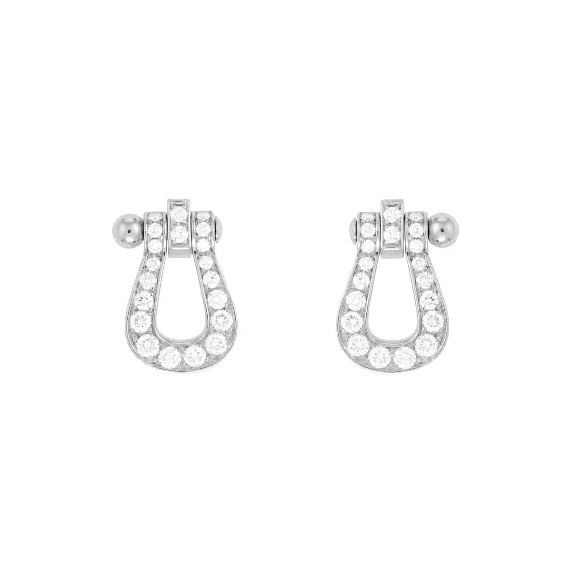 [BLUE TEARS]FORCE 10 FULL DIAMOND STUD EARRINGS MINI MODEL