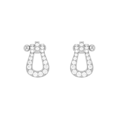 [BLUE TEARS]FORCE 10 FULL DIAMOND STUD EARRINGS MINI MODEL