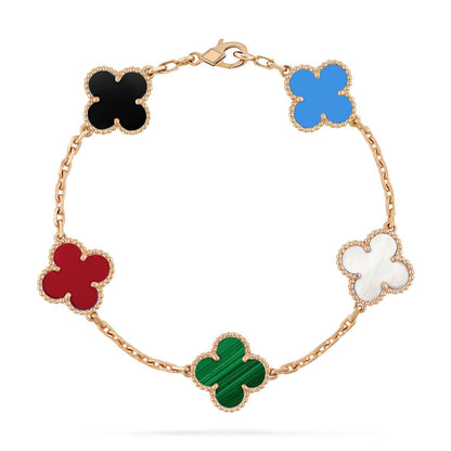 [BLAUE TRÄNEN]KLEE 5 MOTIVE MEHRFARBIGES ARMBAND