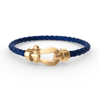 [BLUE TEARS]FORCE LARGE HORSESHOE NO DIAMOND BRACELET GOLD
