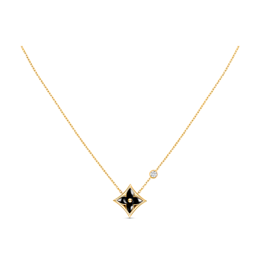 [BLUE TEARS]STAR BLACK MOP NECKLACE