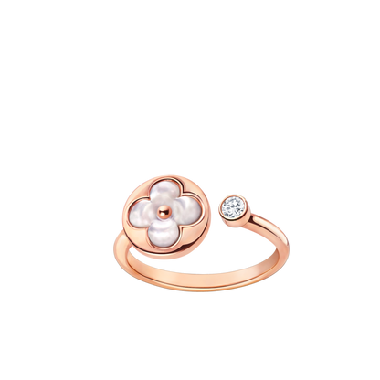 [BLUE TEARS]SUN 1 DIAMOND PINK MOP RING