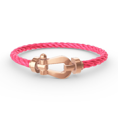 [BLUE TEARS]FORCE LARGE HORSESHOE NO DIAMOND BRACELET ROSE GOLD