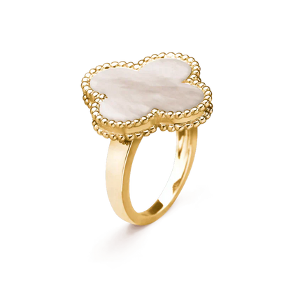 [BLUE TEARS]CLOVER WHITE MOP RING