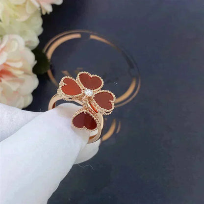 [BLUE TEARS]SWEET CLOVER CARNELIAN RING