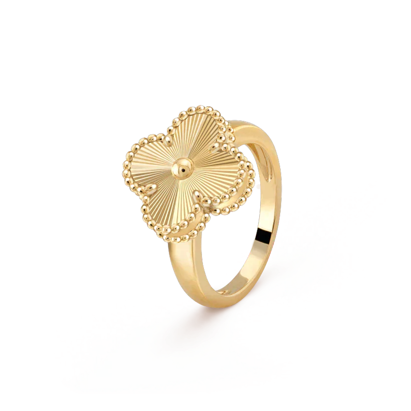 [BLUE TEARS]CLOVER GOLD RING