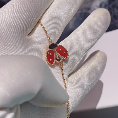 [BLUE TEARS]LUCKY SPRING 1 MOTIF PINK GOLD BRACELET