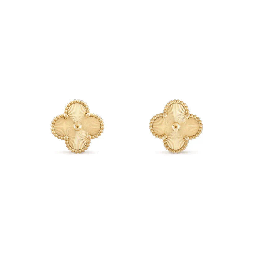 [BLUE TEARS]CLOVER MEDIUM 1 MOTIFS LASER EARRINGS