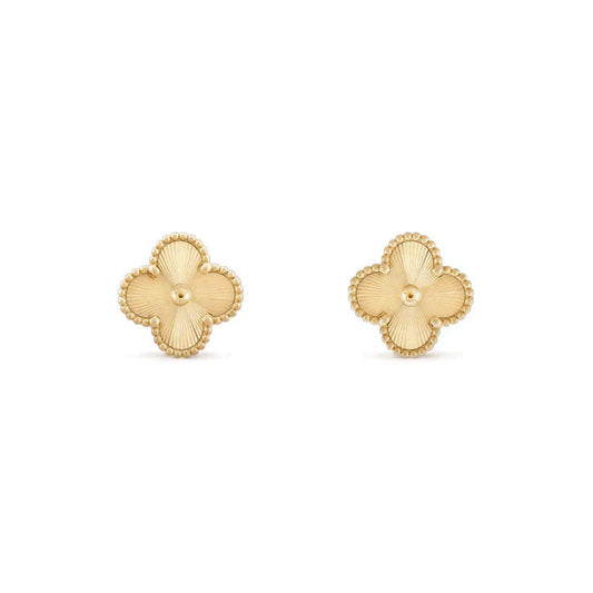 [BLUE TEARS]CLOVER MEDIUM 1 MOTIFS LASER EARRINGS